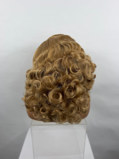 Pre-Styled Golden Blonde Wig