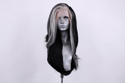 Lily- Platinum Ice Fronted Black