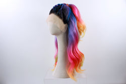 Pre-styled Rainbow Sunset Wig