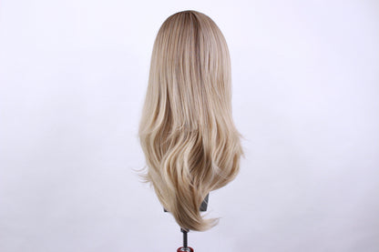 Lily- Rooted Ashy Sandy Blonde