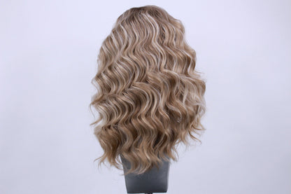 Amber- Rooted Ashy Blonde Swirl