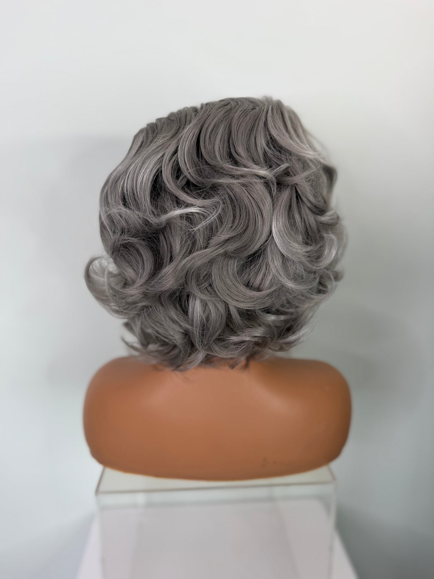 Pre-Styled Silver Fox Wig