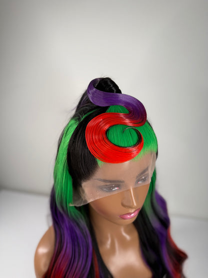 Pre-Styled Halloween Wig