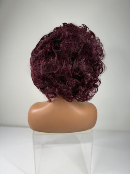 Pre-Styled Poison Purple Wig