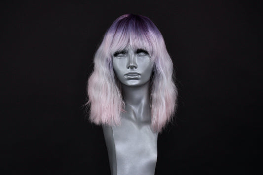 Taylor- Rooted Silver and Pink Ombre