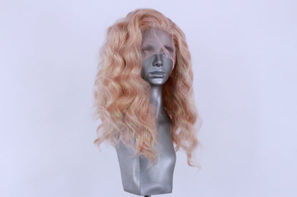 Amber- Frosted Peach Sparkle