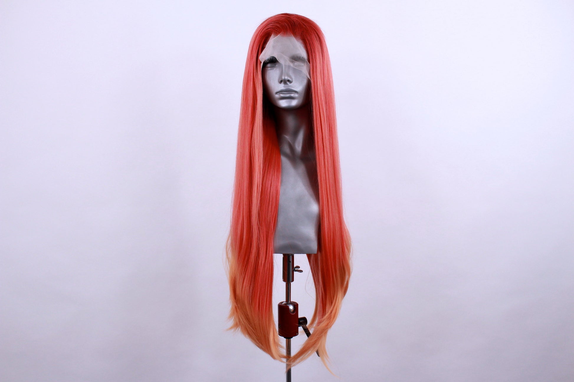 High-quality synthetic lace front wig styled for a natural look