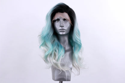 Kameron- Frozen Blue Ombre