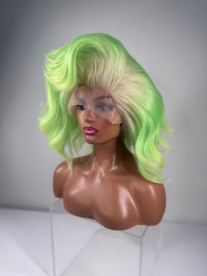 Pre-Styled Limeade Wig