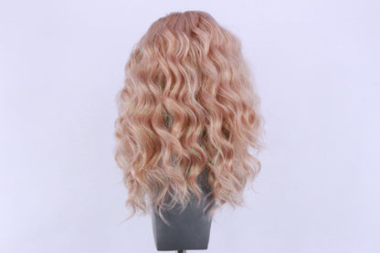 Amber- Frosted Peach Sparkle