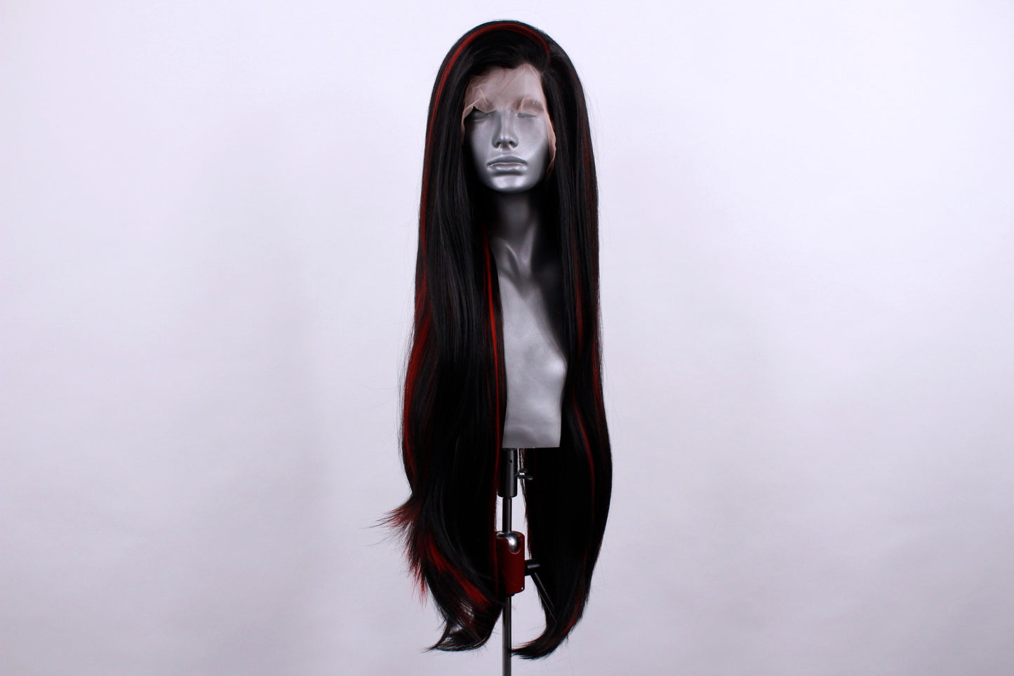 Amy- Red Highlighted Black