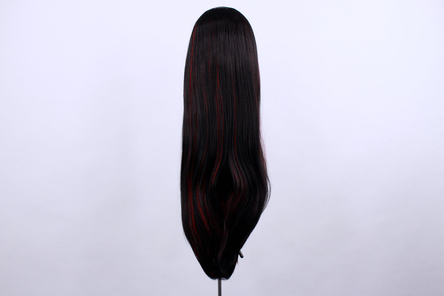 Amy- Red Highlighted Black