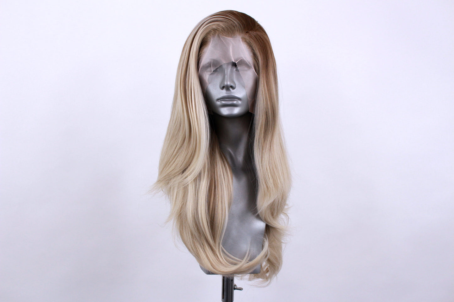 Lily- Rooted Ashy Sandy Blonde