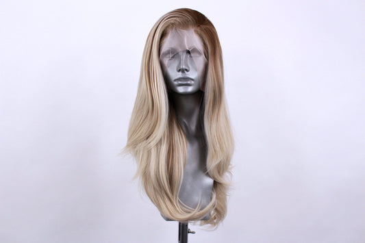Lily- Rooted Ashy Sandy Blonde