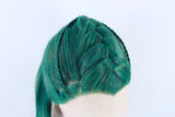 Pre-styled Forest Green Wig
