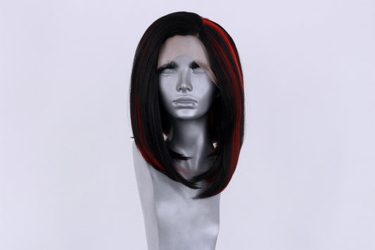 Bobbi- Red Highlighted Black