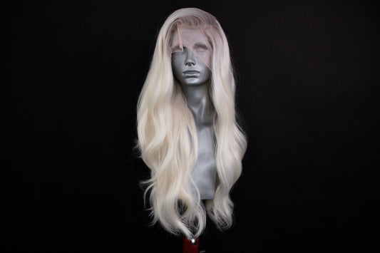 Harper- Silver Rooted Ice Blonde