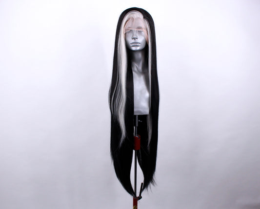 Amelia- Platinum Ice Fronted Black