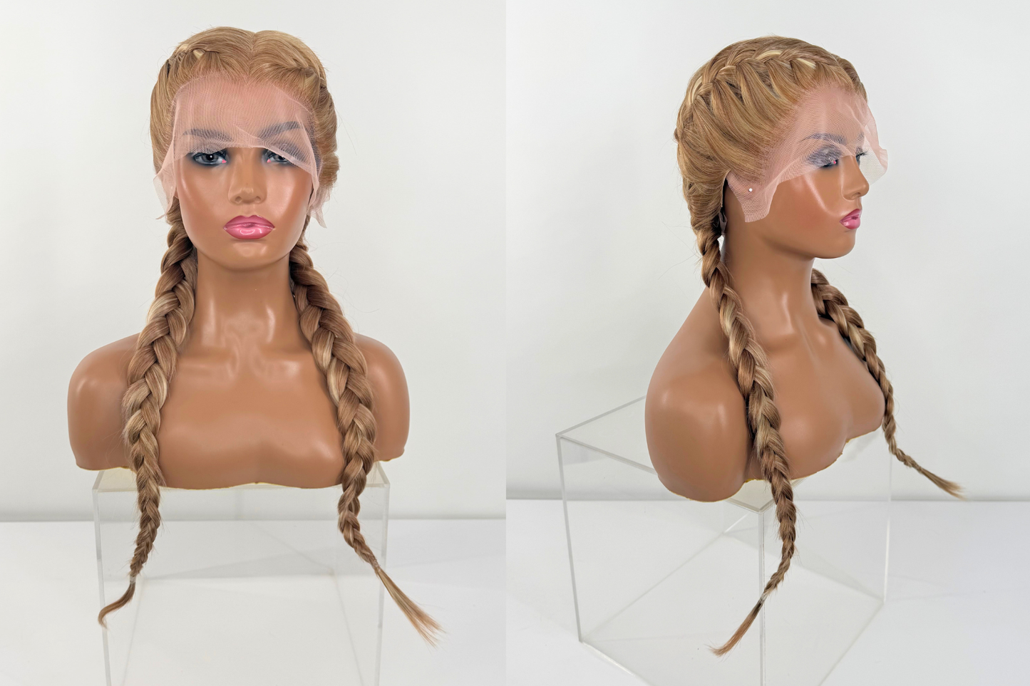 Braided Lacefront Wig- Dirty Blonde