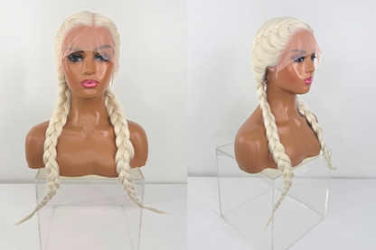 Braided Lacefront Wig- Platinum Ice