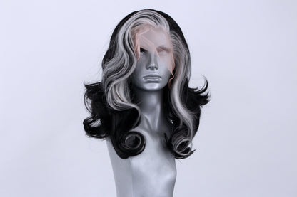 Marilyn- Platinum Ice Fronted Black