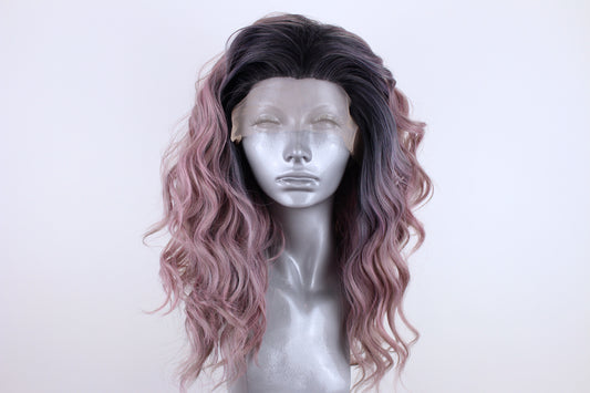 Amber- Rooted Dusty Lavender