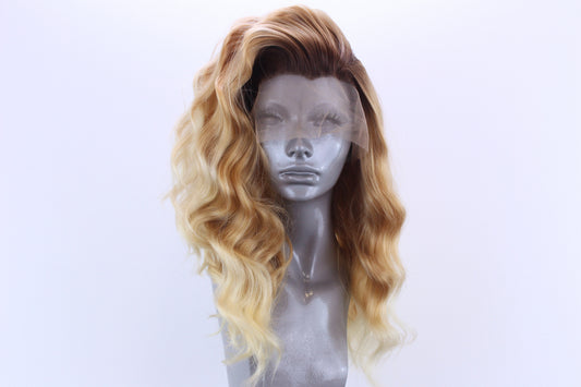 Amber- Rooted Honey Blonde