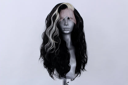 Ariel- Platinum Streaked Black