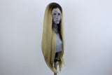 Amy- Rooted Champagne Blonde