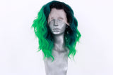 Elle- Mermaid Green Ombre