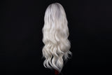 Blair- Silver Rooted Ice Blonde