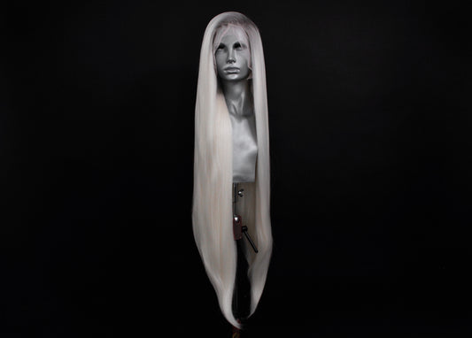 Amelia- Silver Rooted Ice Blonde