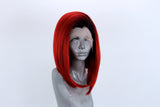 Bobbi- Black Rooted Red