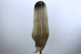 Amy- Rooted Champagne Blonde