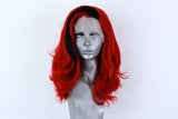 Marilyn- Black Streaked Red