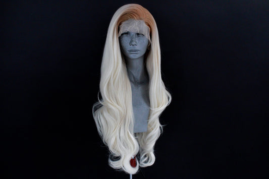 Khloe- Rooted Platinum Ice